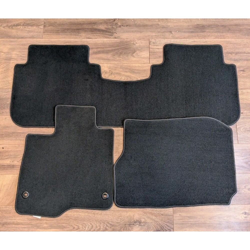 2023-2026 Honda CR-V OEM Factory Black Carpet Floor Mats 3-Piece Set Genuine